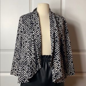 kenar open front blazer shrug jacket cardigan
